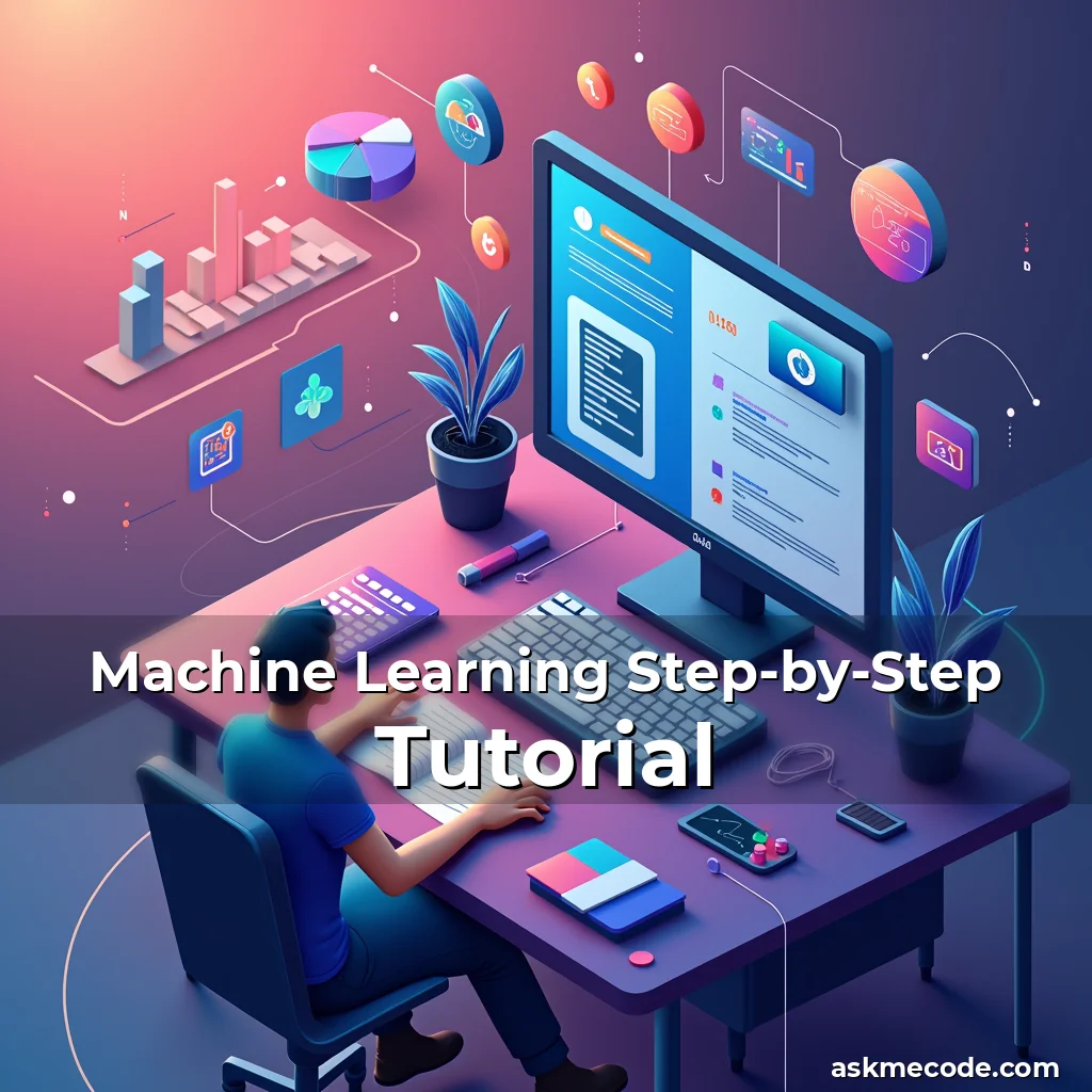 Artistic representation for Machine Learning Step-by-Step Tutorial
