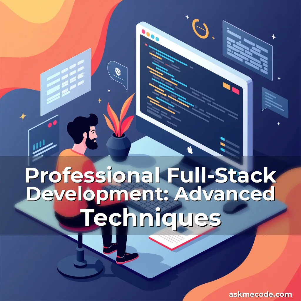 Artistic representation for Professional Full-Stack Development: Advanced Techniques