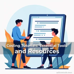 Artistic representation for Coding Tutorials: Essential Tools and Resources