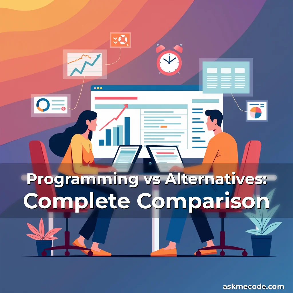 Artistic representation for Programming vs Alternatives: Complete Comparison