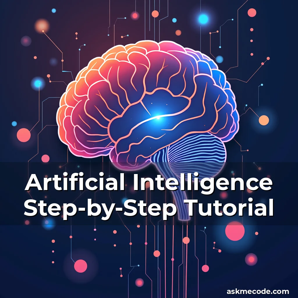 Artistic representation for Artificial Intelligence Step-by-Step Tutorial