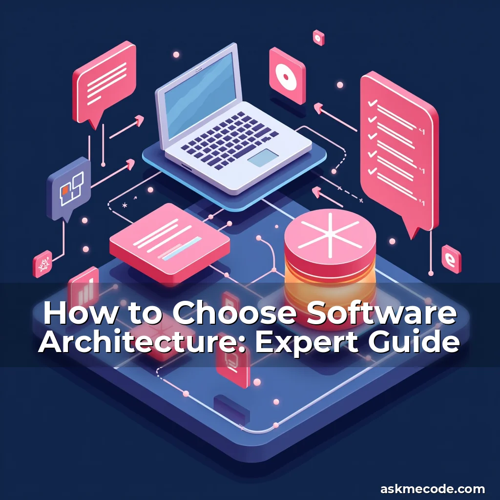 Artistic representation for How to Choose Software Architecture: Expert Guide