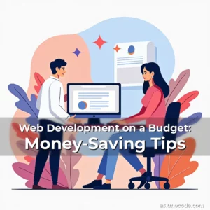Artistic representation for Web Development on a Budget: Money-Saving Tips