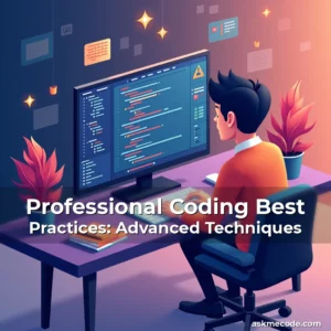 Artistic representation for Professional Coding Best Practices: Advanced Techniques