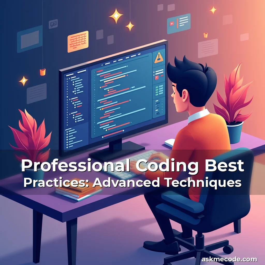 Artistic representation for Professional Coding Best Practices: Advanced Techniques
