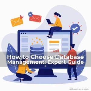 Artistic representation for How to Choose Database Management: Expert Guide