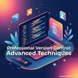 Artistic representation for Professional Version Control: Advanced Techniques