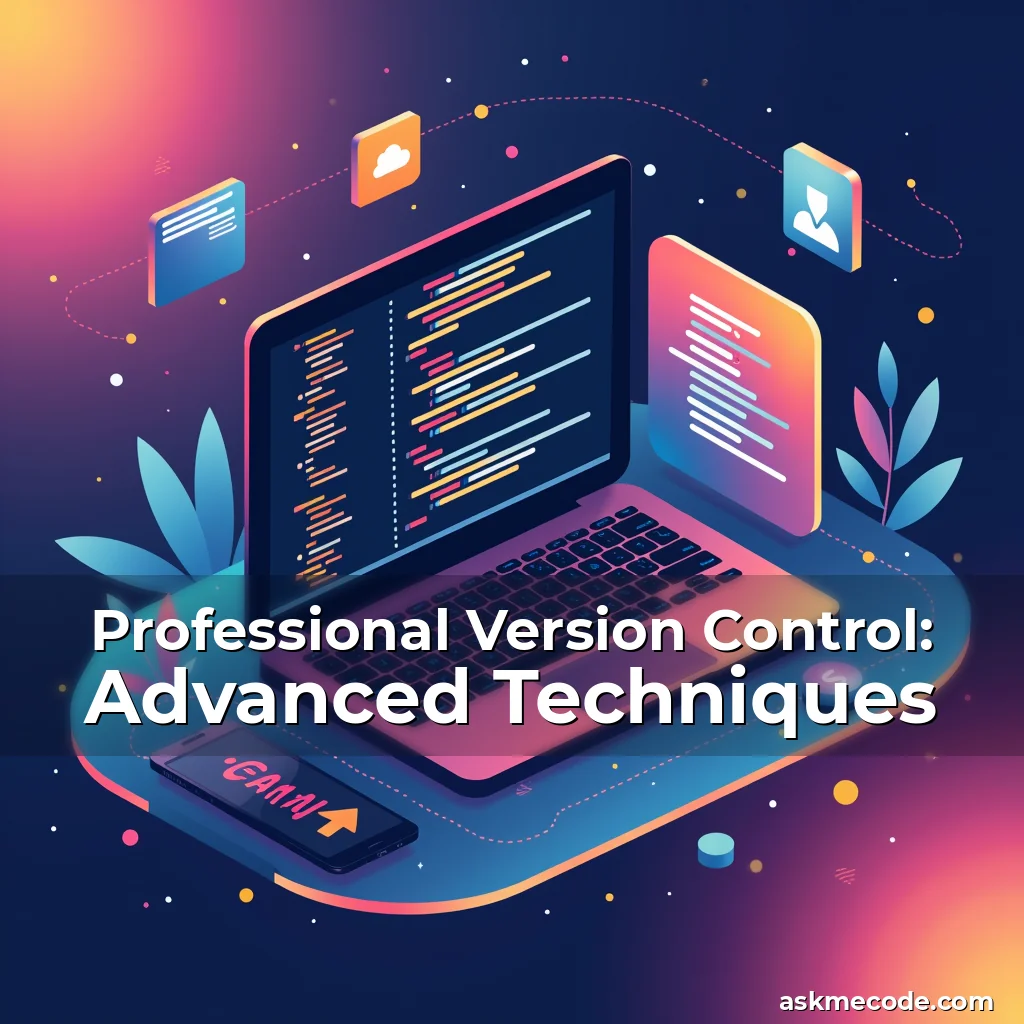 Artistic representation for Professional Version Control: Advanced Techniques