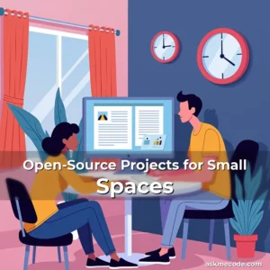 Artistic representation for Open-Source Projects for Small Spaces